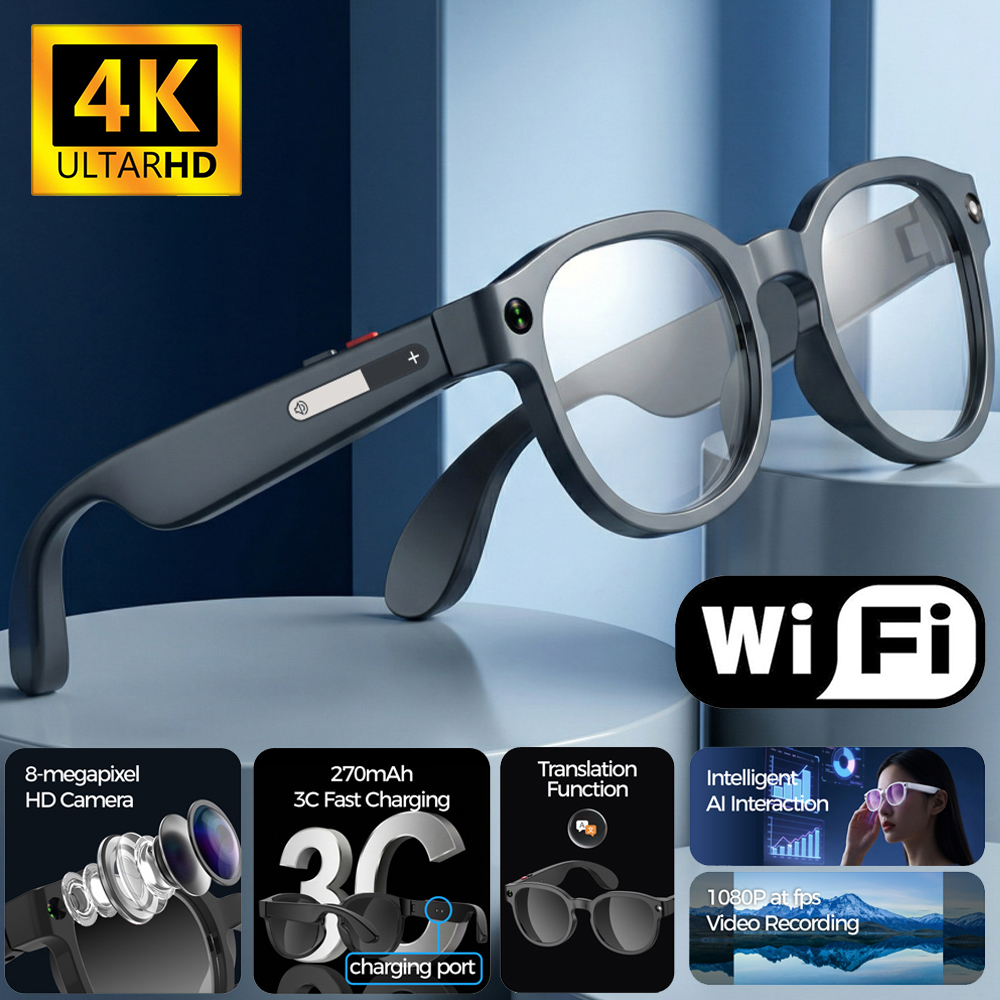 Smart Glasses Lens - 2026 AI Smart Glasses AI Translation