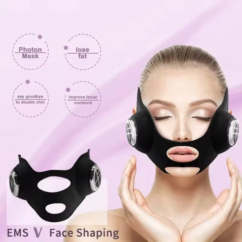 Galvanic Skin Sensor - V Face Lifting EMS Facial Mask