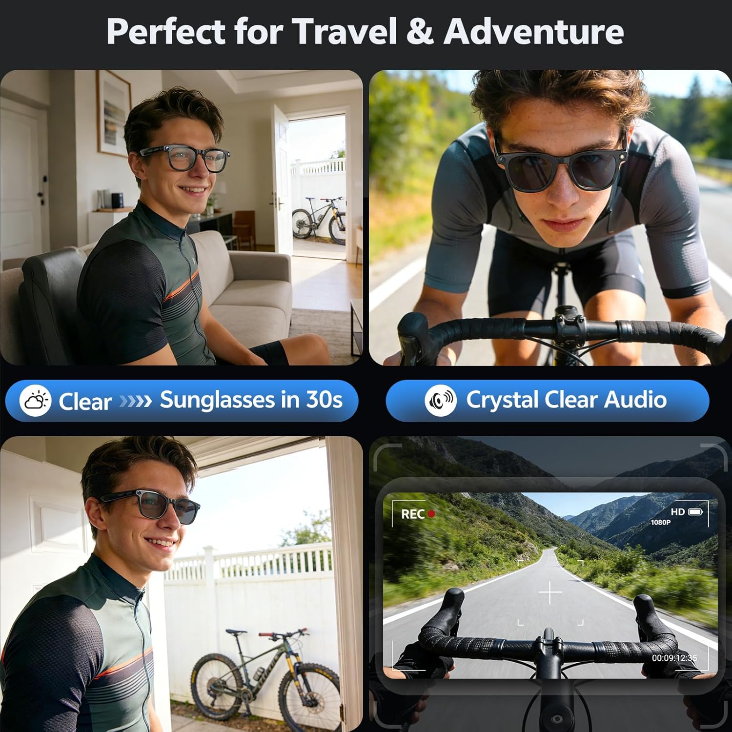 2026 4K 8MP Smart Glasses Men  - đánh giá và giá Smart Glasses Lens