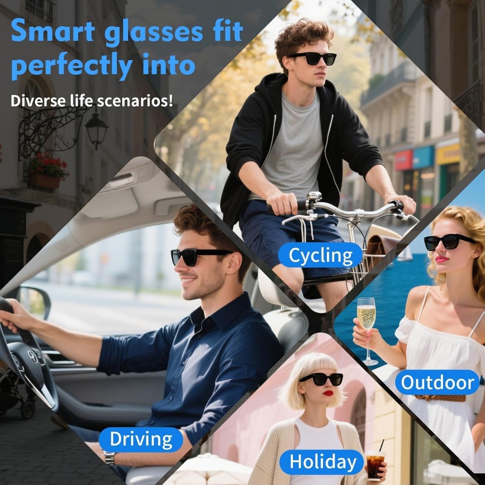 Smart Glasses with 8MP Camera, - đánh giá và giá Smart Glasses Lens