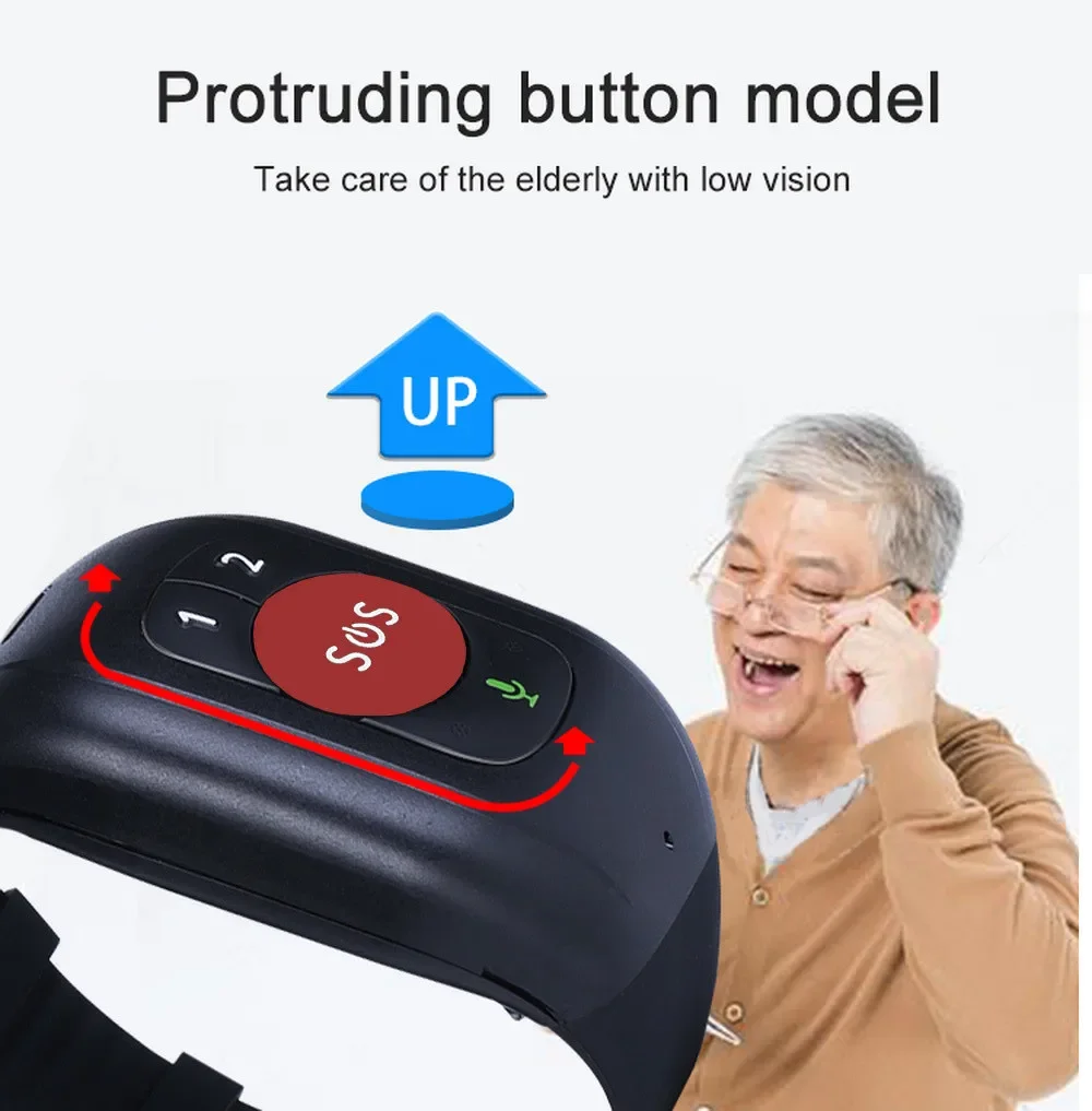 Elderly 4G LTE SOS Watch GPS T - đánh giá và giá Fall Detection Watch