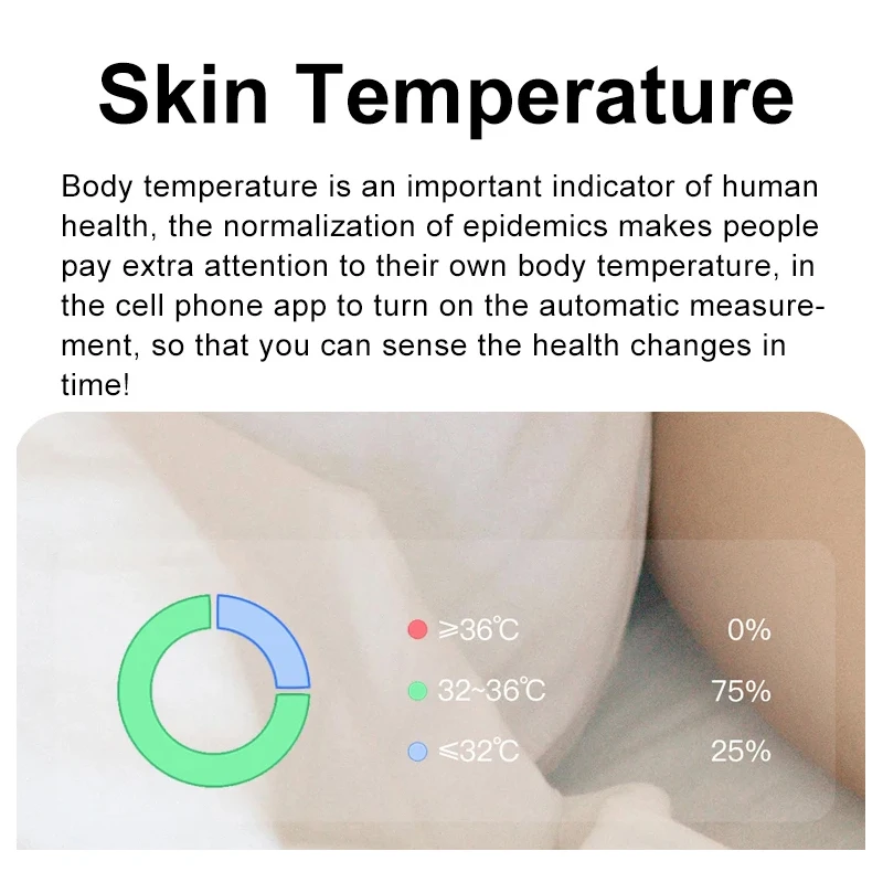 Smart Ring with Charging Case  - đánh giá và giá Temperature Ring Skin