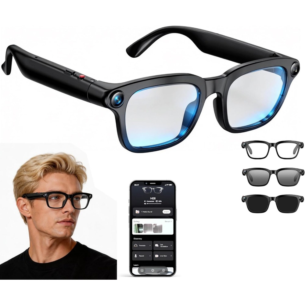 Smart Glasses: 4K Video, Dual  - đánh giá và giá Smart Glasses Lens