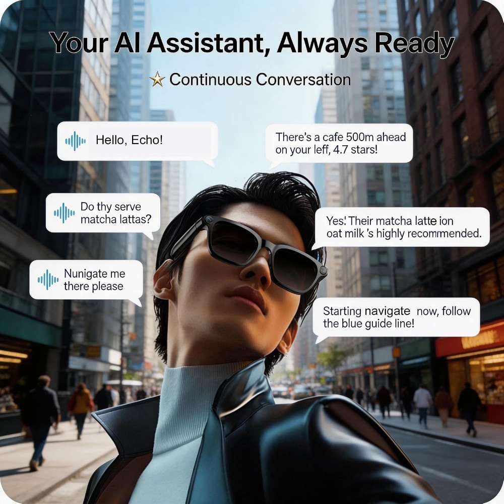 Smart Glasses: 4K Video, Dual  - đánh giá và giá Smart Glasses Lens