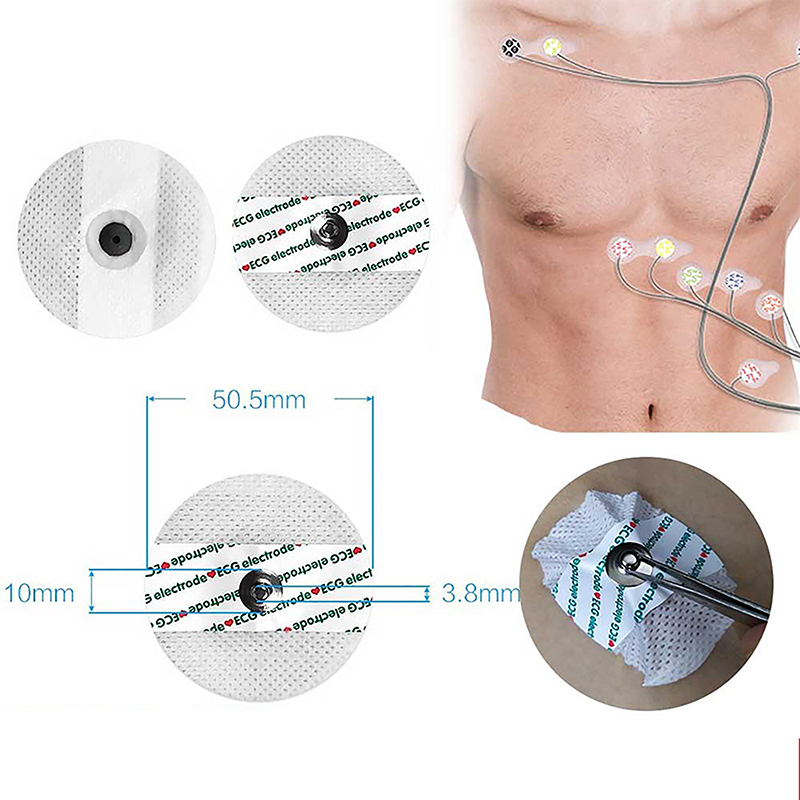 50PCS/Bag Electrode Patch  Dis - đánh giá và giá Ecg Patch Monitor