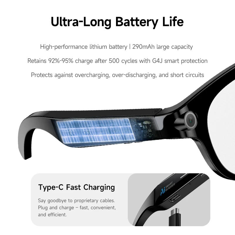 Lenovo AI Smart Glasses 8K Rem - đánh giá và giá Smart Glasses Lens