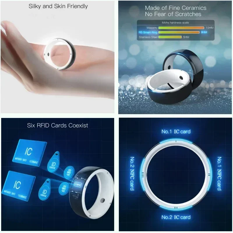 Smart Ring 6 RFID Cards Disk S - đánh giá và giá Smart Ring Nfc Pay