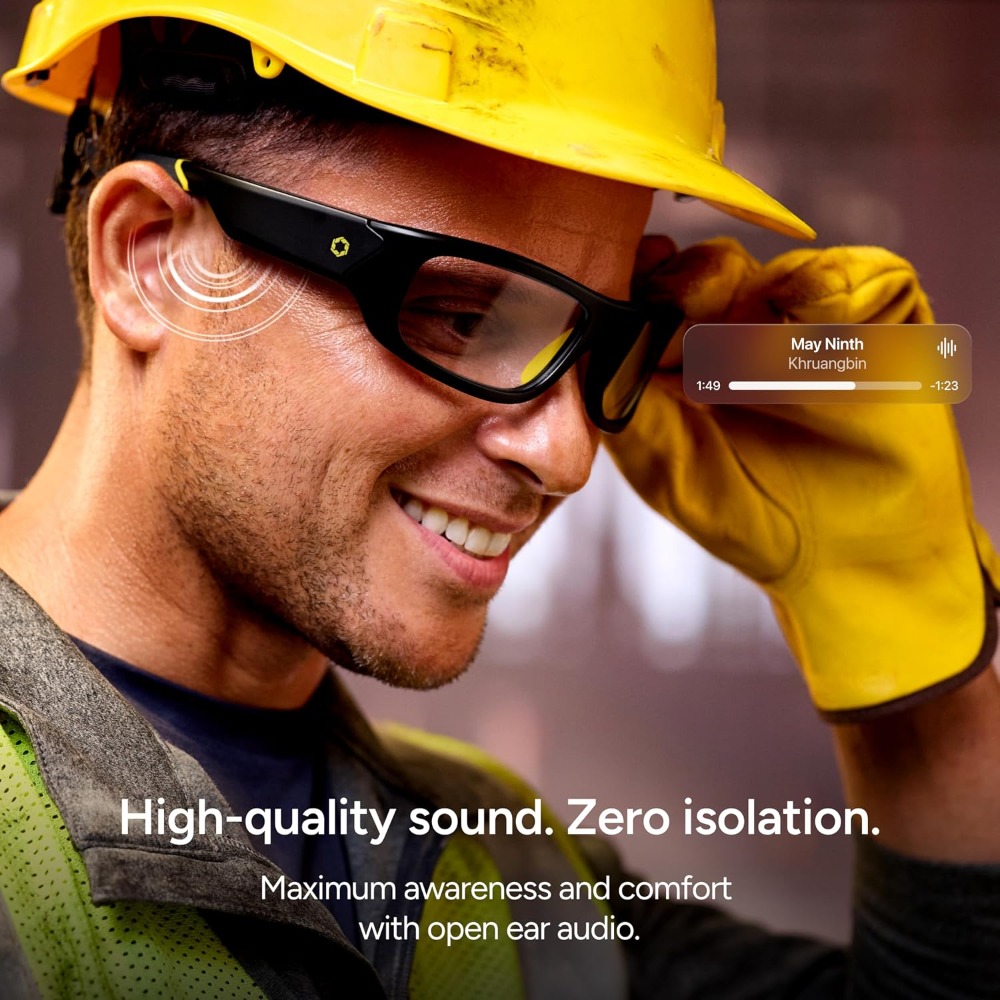 Smart Safety Glasses with Ligh - đánh giá và giá Smart Glasses Lens