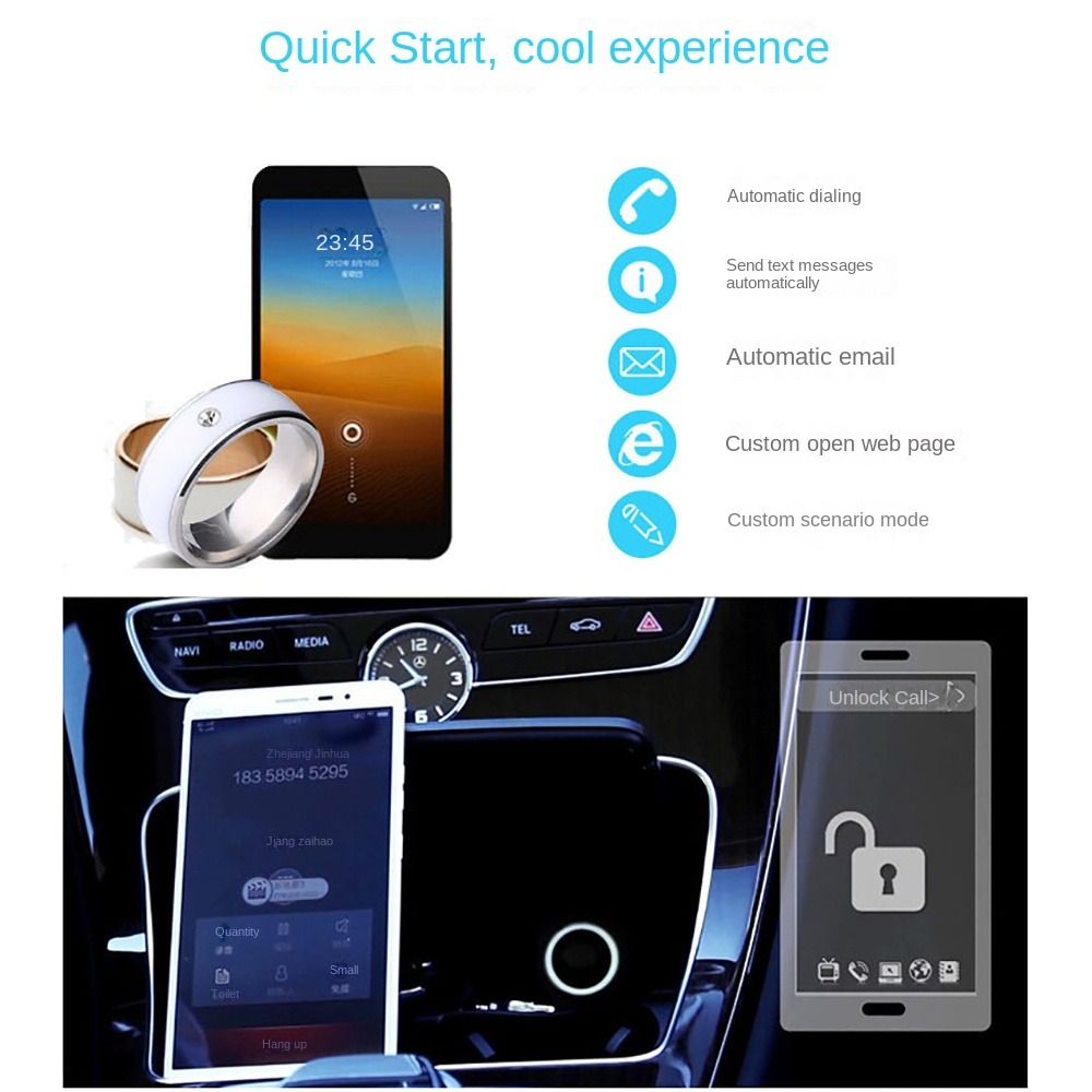 Multifunctional NFC Smart Ring - đánh giá và giá Smart Ring Nfc Pay