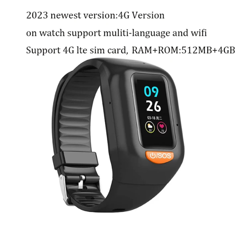 Newest Elderly 4G Smart Watch  - đánh giá và giá Fall Detection Watch
