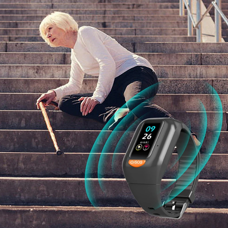 Newest Elderly 4G Smart Watch  - đánh giá và giá Fall Detection Watch