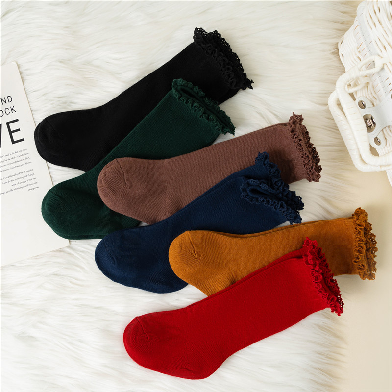 Winter Autumn Baby Girls Ruffl - đánh giá và giá Baby Sock Oximeter