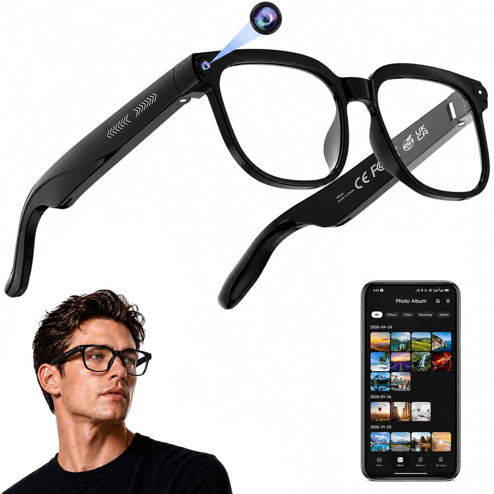 Smart Glasses for Travel: 4K V - đánh giá và giá Smart Glasses Lens