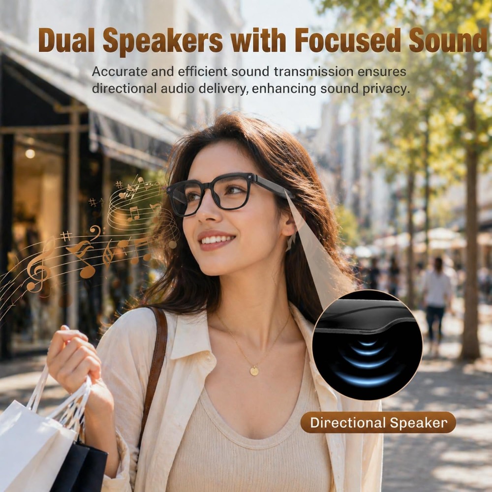 Smart Glasses for Travel: 4K V - đánh giá và giá Smart Glasses Lens