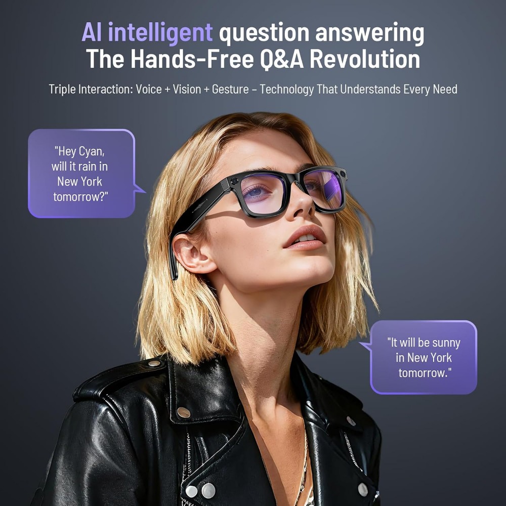 Smart Glasses with 800w Camera - đánh giá và giá Smart Glasses Lens