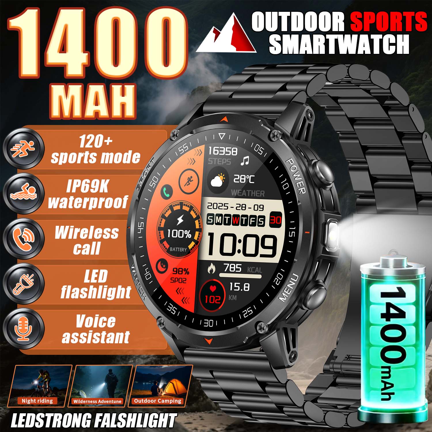 2026 New Military Smart Watch  - đánh giá và giá Smart Insole Pressure