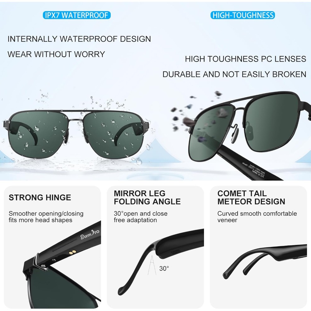 Men's Smart Glasses with 12H B - đánh giá và giá Smart Glasses Lens