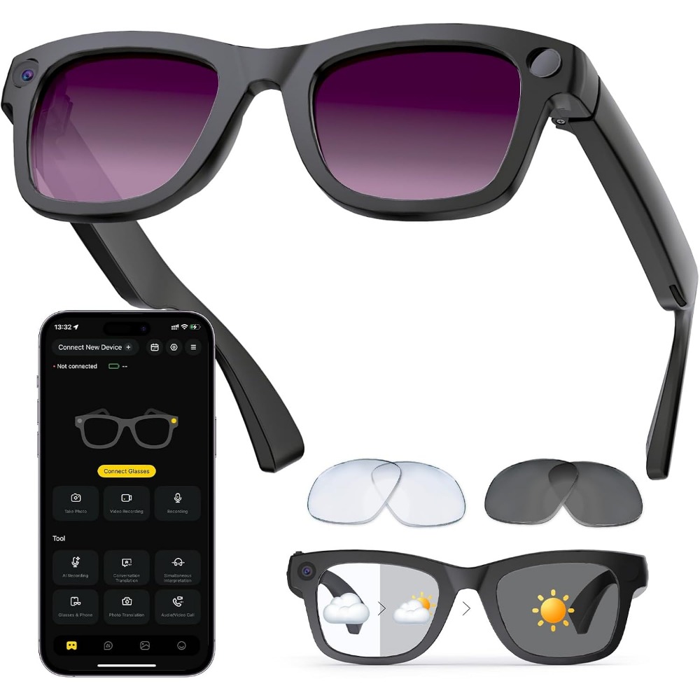 AI Translation, Bluetooth Call - đánh giá và giá Smart Glasses Lens