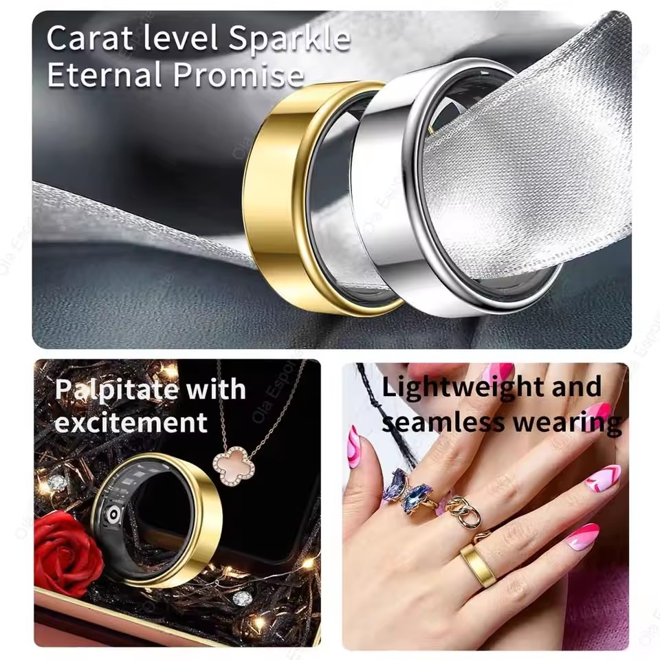 NEW R09 Smart Ring Men Women w - đánh giá và giá Temperature Ring Skin