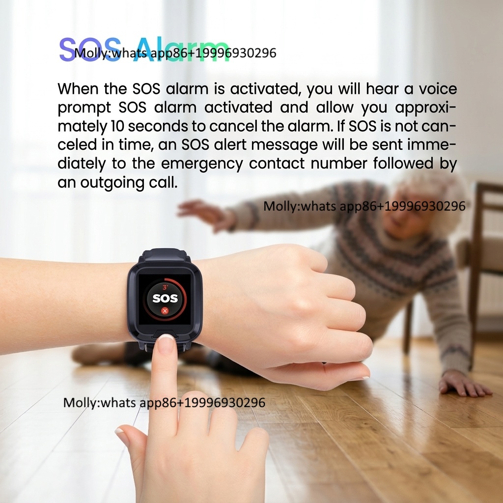 4G GPS Tracking Bracelet Heart - đánh giá và giá Fall Detection Watch