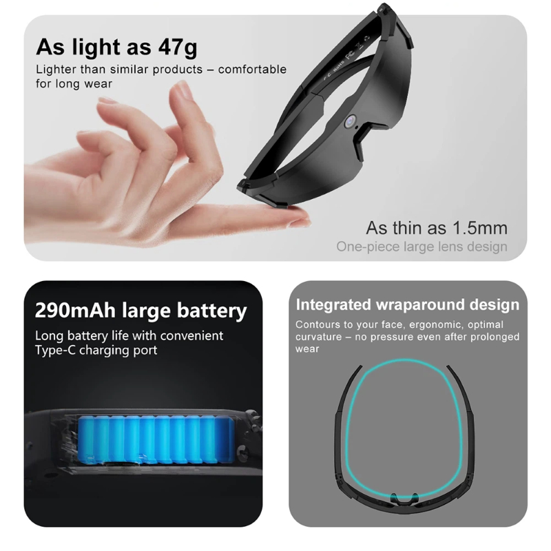 Mijia Al Smart Glasses Cycling - đánh giá và giá Smart Glasses Lens